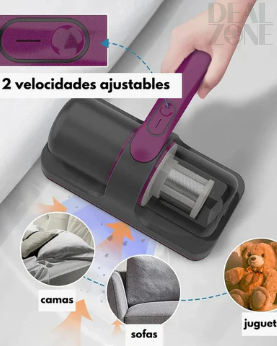 Aspiradora Manual Anti Ácaros para el Hogar